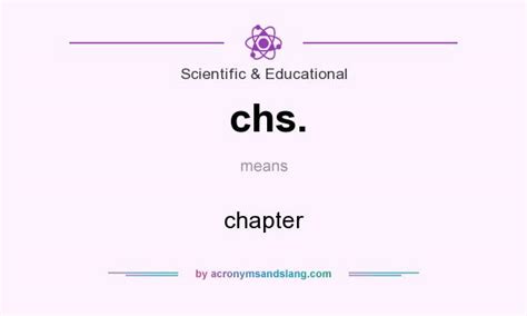 What Does Chs Stand For In What Is The Meaning 